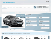 Tablet Screenshot of burakrentacar.net